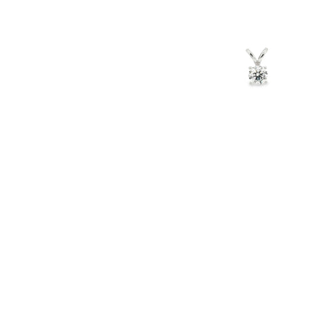 0.80 CTTW Solitaire Pendant