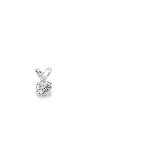 0.80 CTTW Solitaire Pendant
