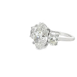 7.84 CTTW 3 Stone Ring