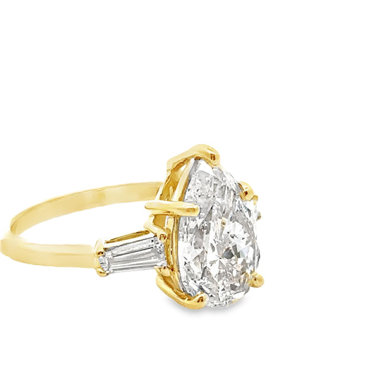 3.95 CTTW 3 Stone Ring