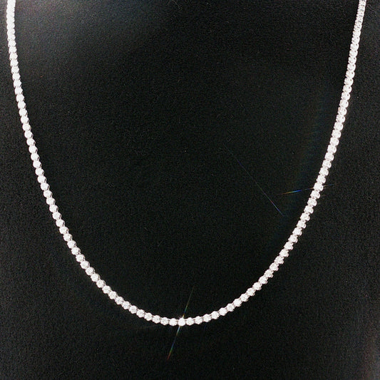 8.13 CTTW Straight-line Necklace
