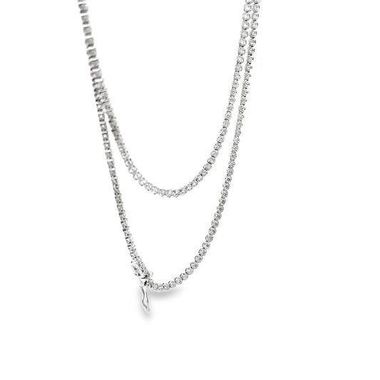 8.13 CTTW Straight-line Necklace