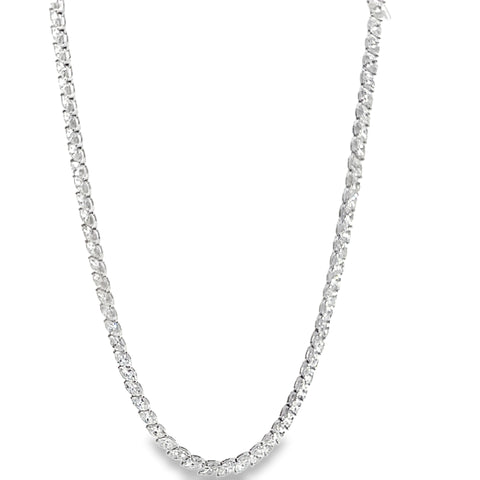 16.73 CTTW Straight-line Necklace