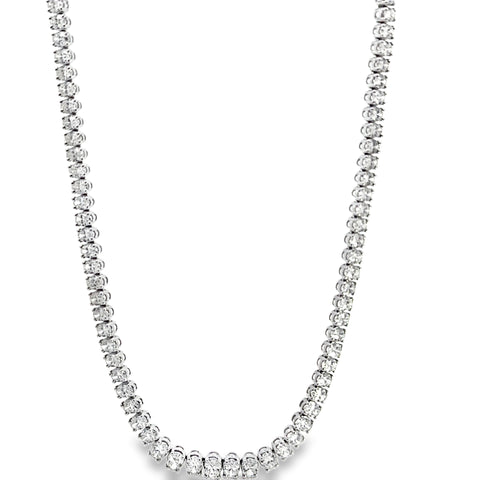 22.44 CTTW Graduated/Riviera Necklace