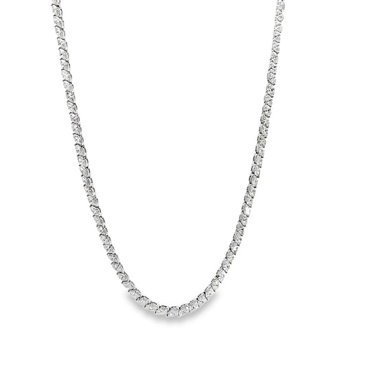 10.07 CTTW Straight-line Necklace