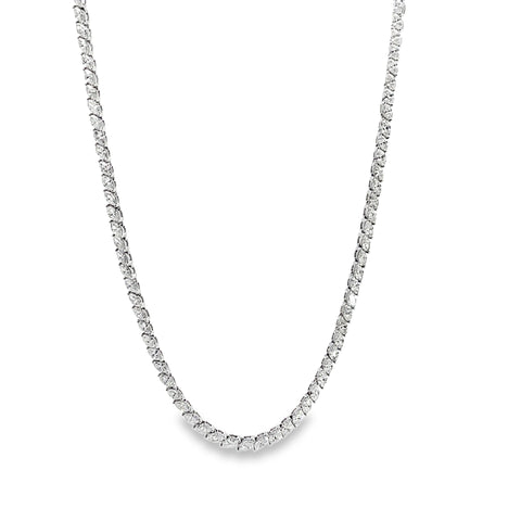 10.07 CTTW Straight-line Necklace