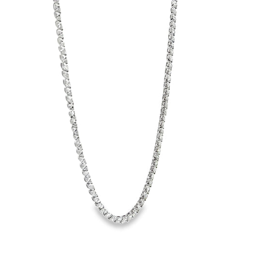 10.07 CTTW Straight-line Necklace