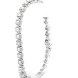 7.14 CTTW Halo Tennis Bracelet
