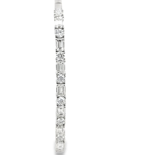 3.74 CTTW Bangle Bracelet