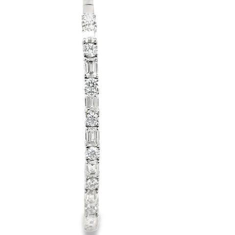 3.74 CTTW Bangle Bracelet