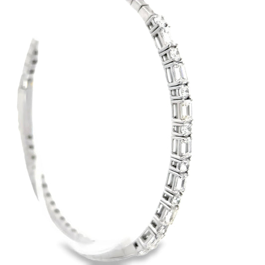 3.74 CTTW Bangle Bracelet