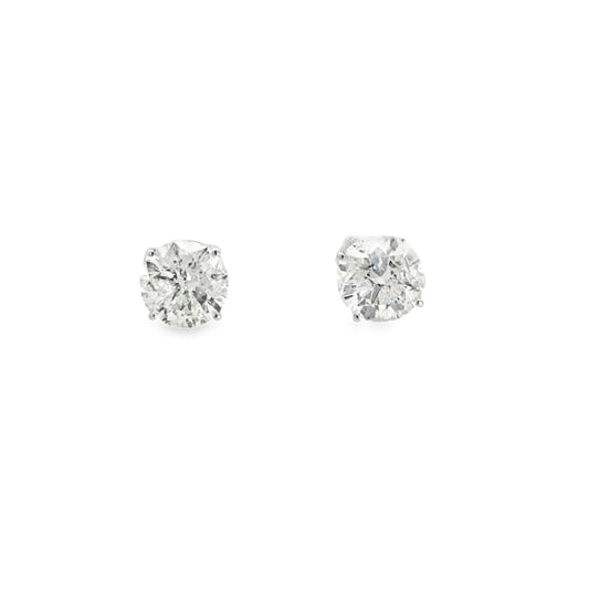 3.37 CTTW Studs Earrings