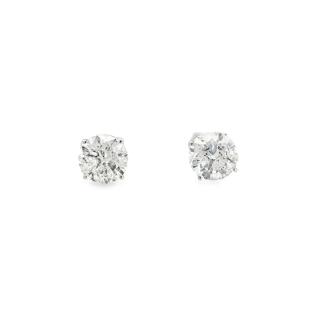 3.37 CTTW Studs Earrings