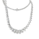 25.00 CTTW Graduated/Riviera Necklace