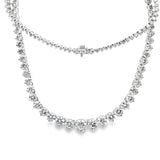 20.00 CTTW Graduated/Riviera Necklace