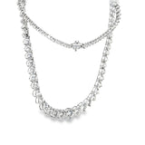 20.00 CTTW Graduated/Riviera Necklace