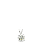 2.96 CTTW Solitaire Pendant