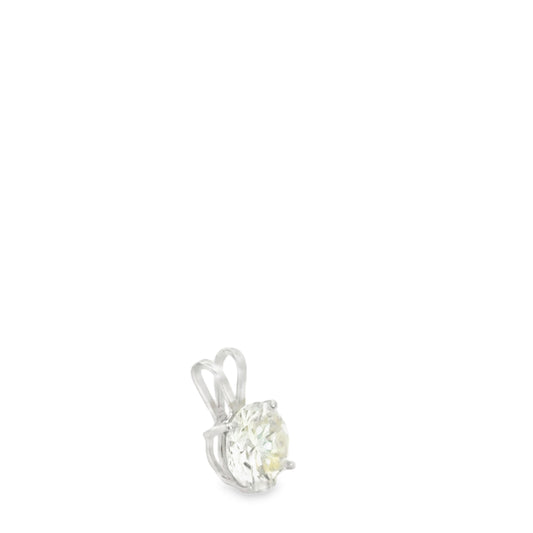 2.96 CTTW Solitaire Pendant