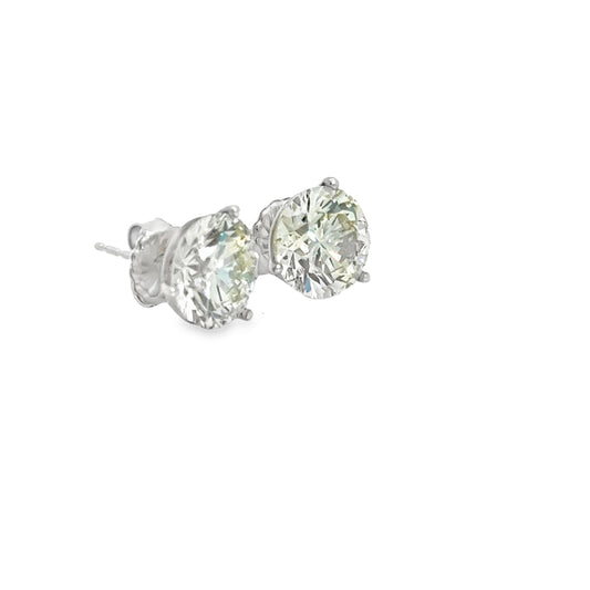 7.05 CTTW Studs Earrings