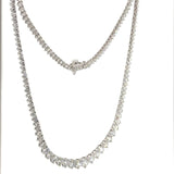 7.00 CTTW Graduated/Riviera Necklace