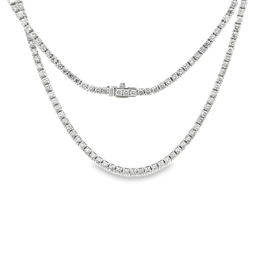 6.70 CTTW Straight-line Necklace