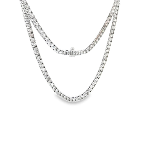 6.70 CTTW Straight-line Necklace