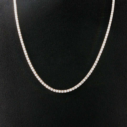 6.00 CTTW Straight-line Necklace