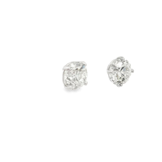 4.05 CTTW Studs Earrings