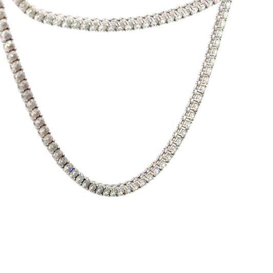 8.00 CTTW Straight-line Necklace