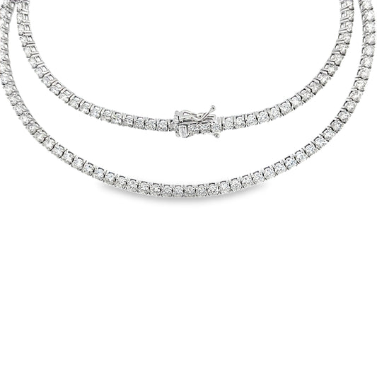 9.15 CTTW Straight-line Necklace