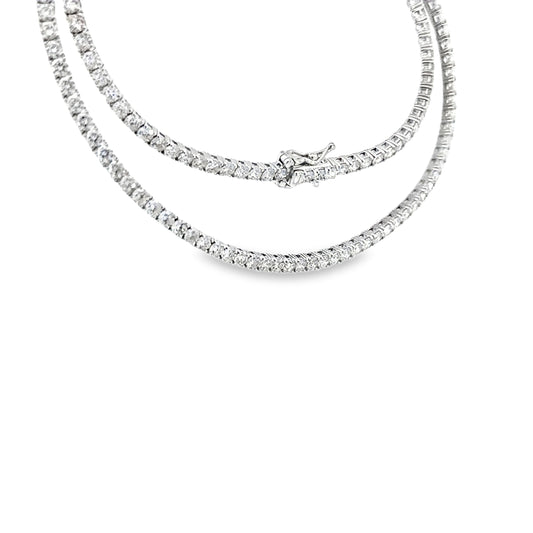 9.15 CTTW Straight-line Necklace