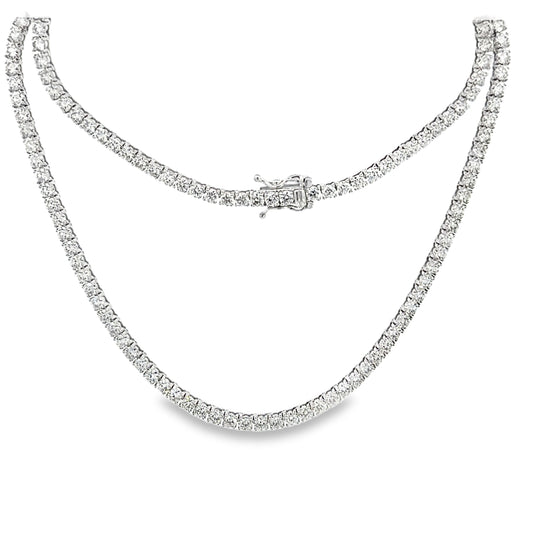 9.25 CTTW Straight-line Necklace