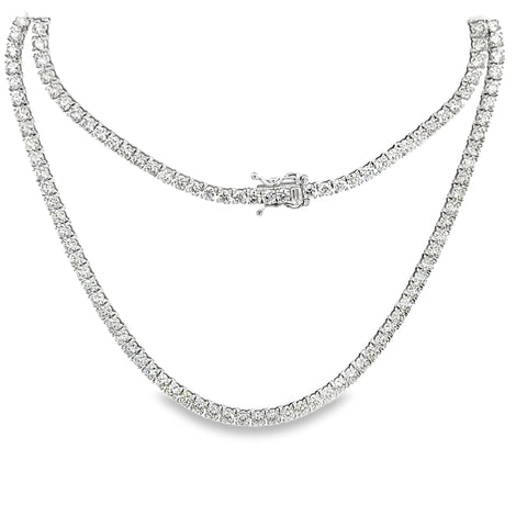 9.25 CTTW Straight-line Necklace