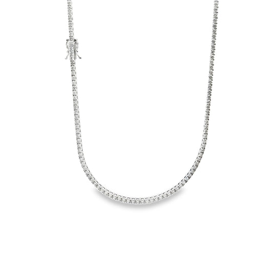 7.09 CTTW Straight-line Necklace