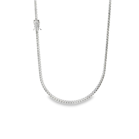 7.09 CTTW Straight-line Necklace