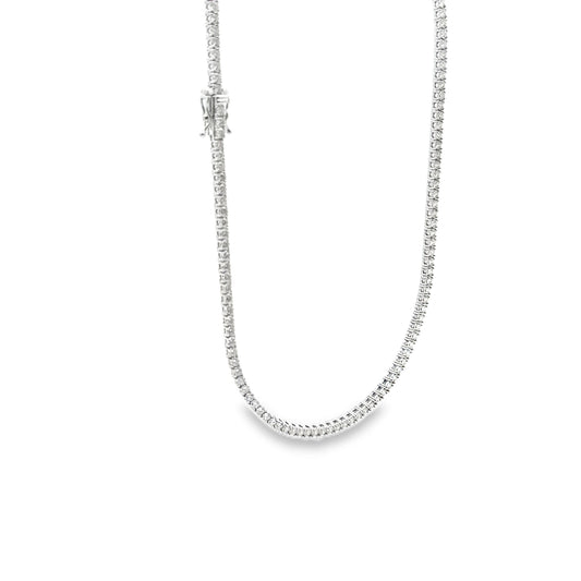 7.09 CTTW Straight-line Necklace