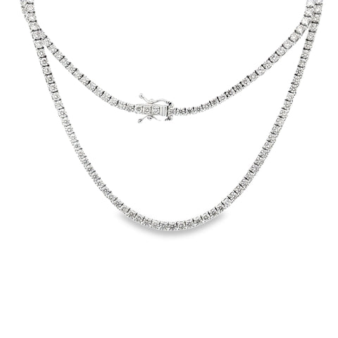 7.15 CTTW Straight-line Necklace