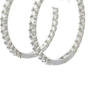 5.00 CTTW Hoops Earrings