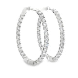 5.00 CTTW Hoops Earrings