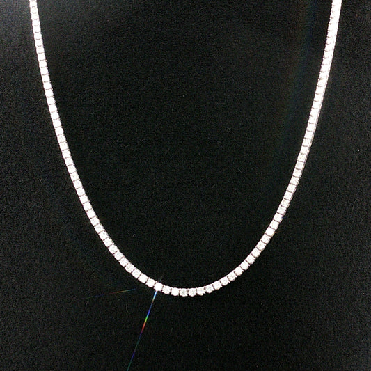7.03 CTTW Straight-line Necklace