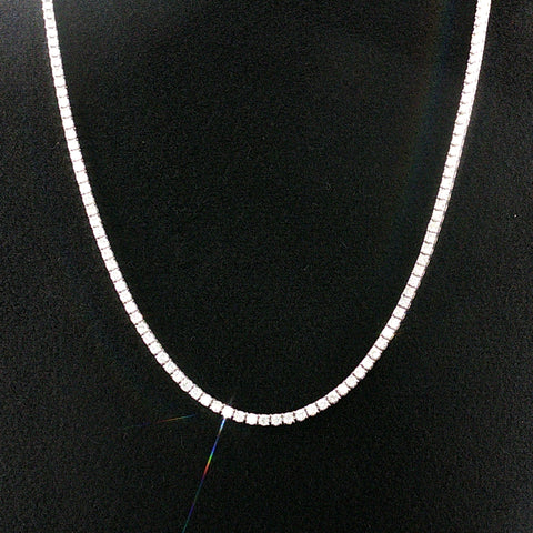 7.03 CTTW Straight-line Necklace