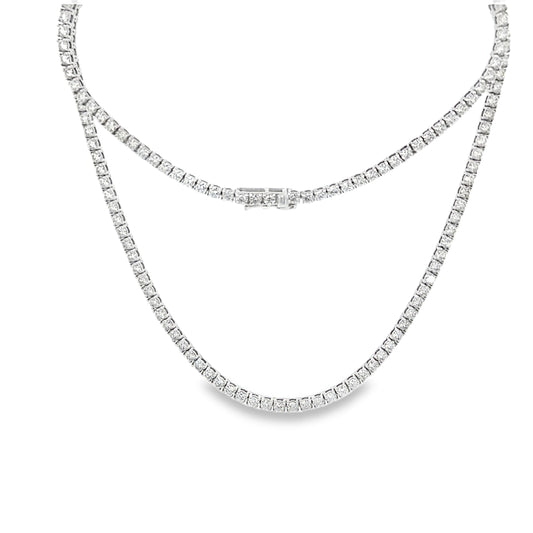 7.03 CTTW Straight-line Necklace