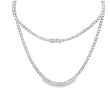7.03 CTTW Straight-line Necklace