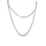 7.03 CTTW Straight-line Necklace
