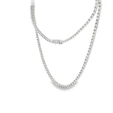 7.03 CTTW Straight-line Necklace