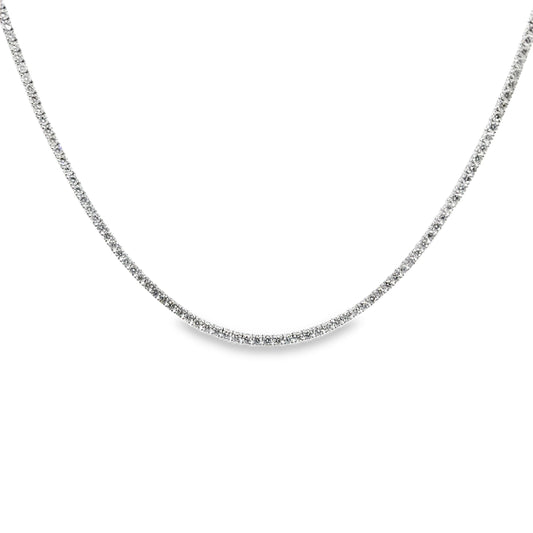 10.04 CTTW Straight-line Necklace