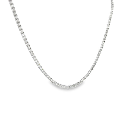 10.04 CTTW Straight-line Necklace