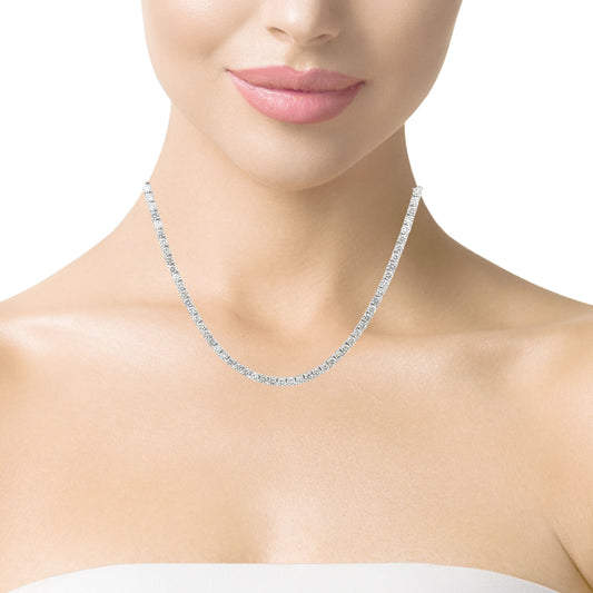 8.15 CTTW Straight-line Necklace