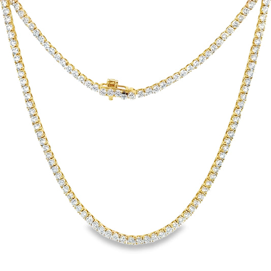 7.00 CTTW Straight-line Necklace
