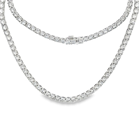 15.00 CTTW Straight-line Necklace